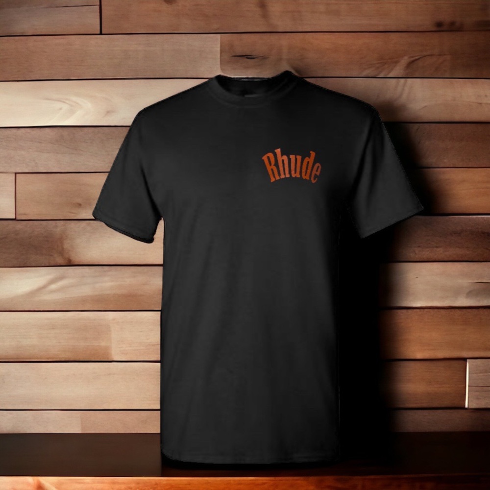 Custom Made Rhude Basic Logo Shirt - image 1